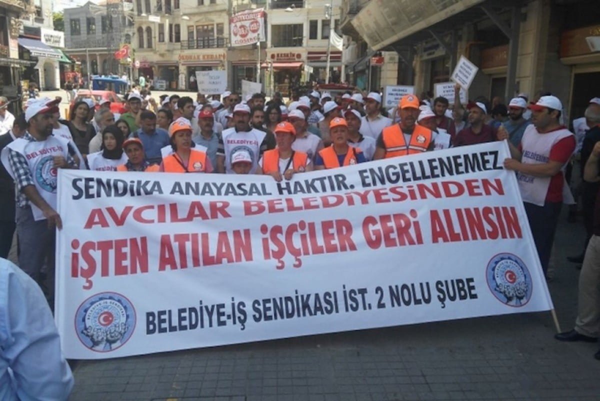 avcılar belediye işçileri