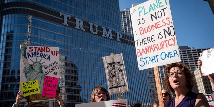 chicago climate rally trump ap img