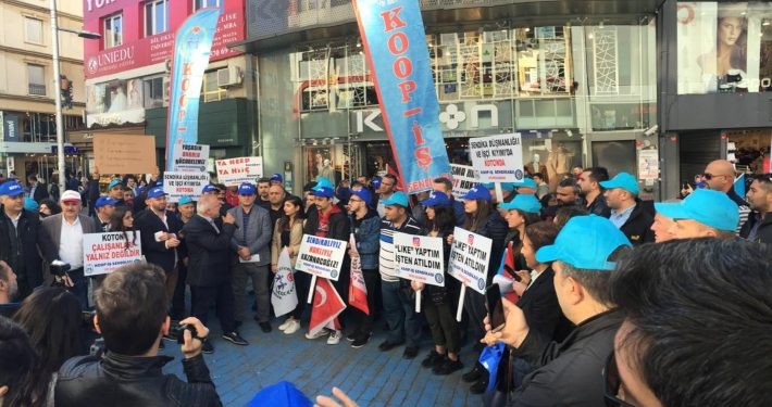 koton bakırköy protesto