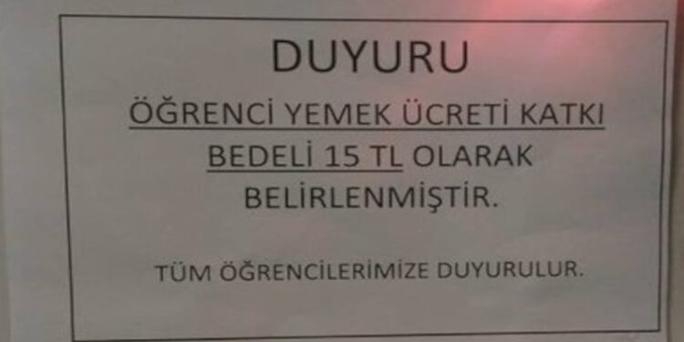 Marmara Üniversitesinde yemekhane ücretlerine yüzde 200 zam