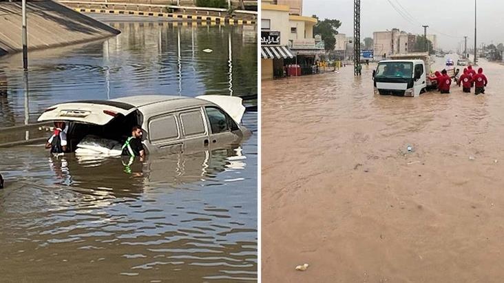 Libya'da sel nedeniyle hayatını kaybedenlerin sayısı 6 bine yükseldi