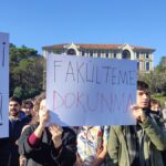 Boğaziçi Üniversitesi öğrencilerinden eylem