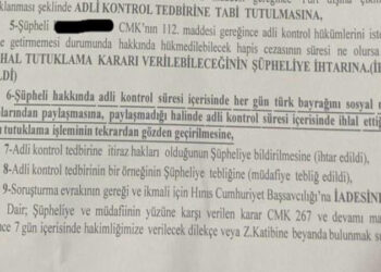 Adli kontrol tedbiri olarak "Türk bayrağı paylaşma" cezası verildi