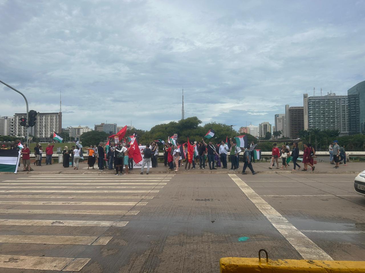 Brasilia sokaklarında eylem. Kaynak: A Nova Democracia