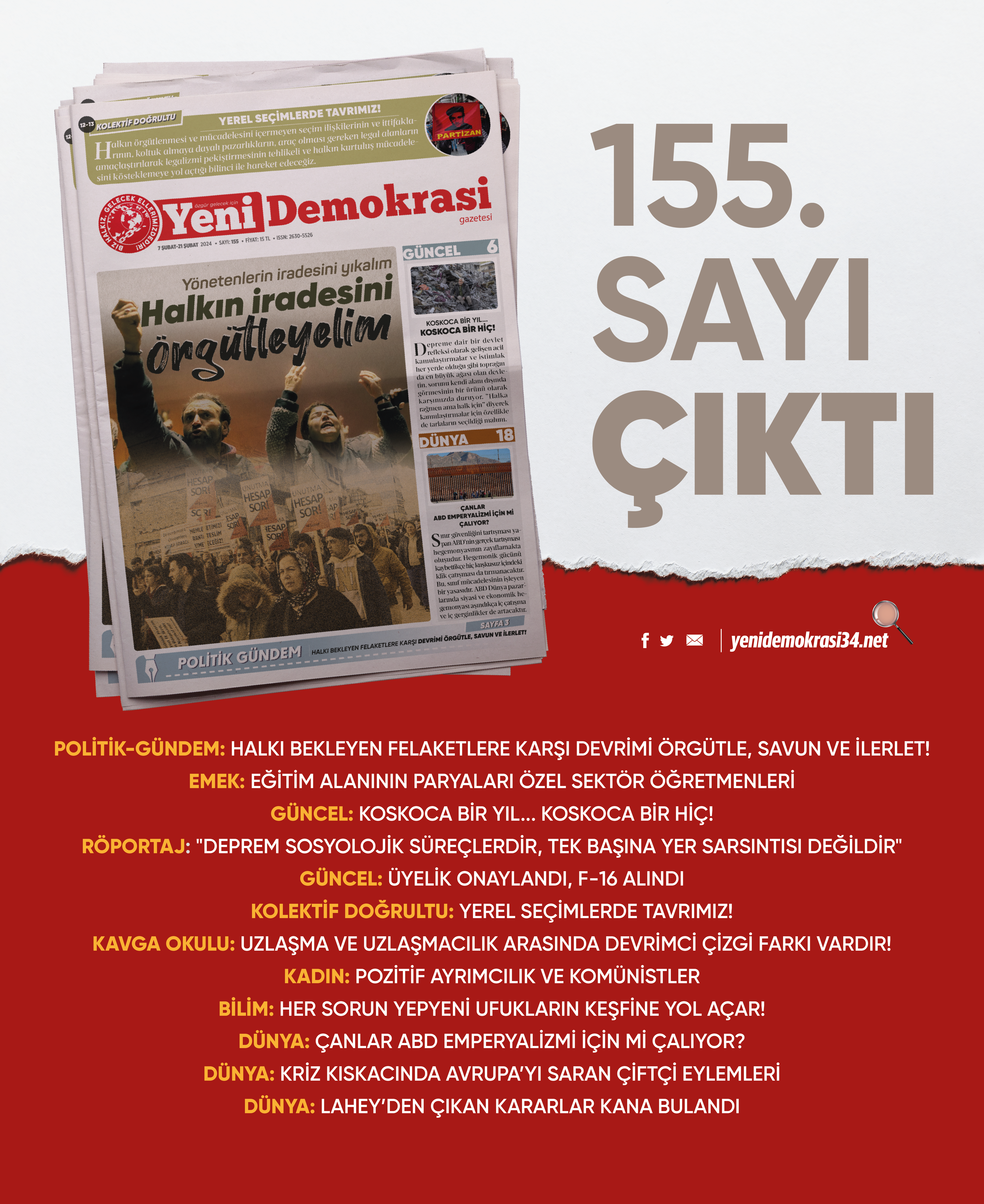 155. SAYI ÇIKTI