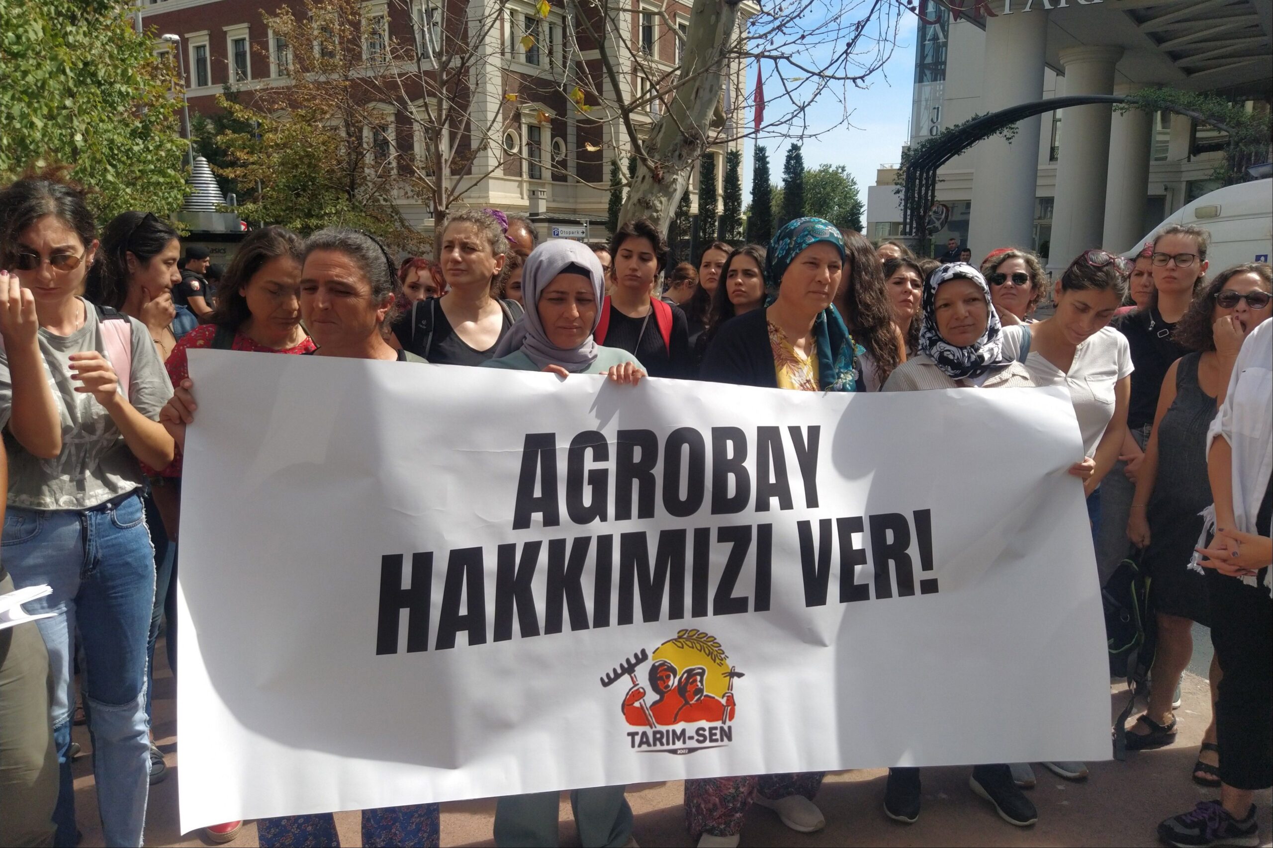 Agrobay işçilerinin Ankara'ya yürüyüşü başladı