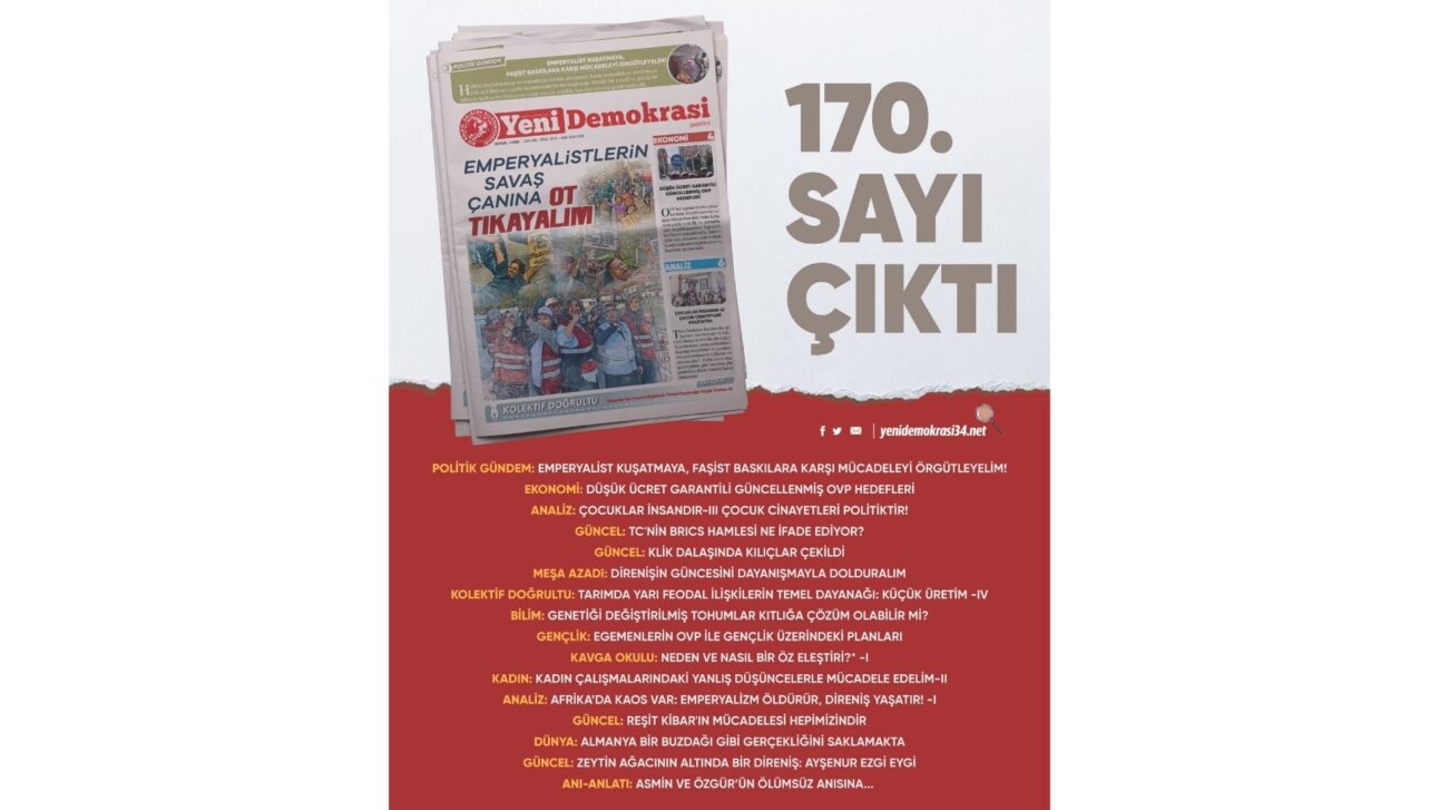 Yeni Demokrasi 170. sayı