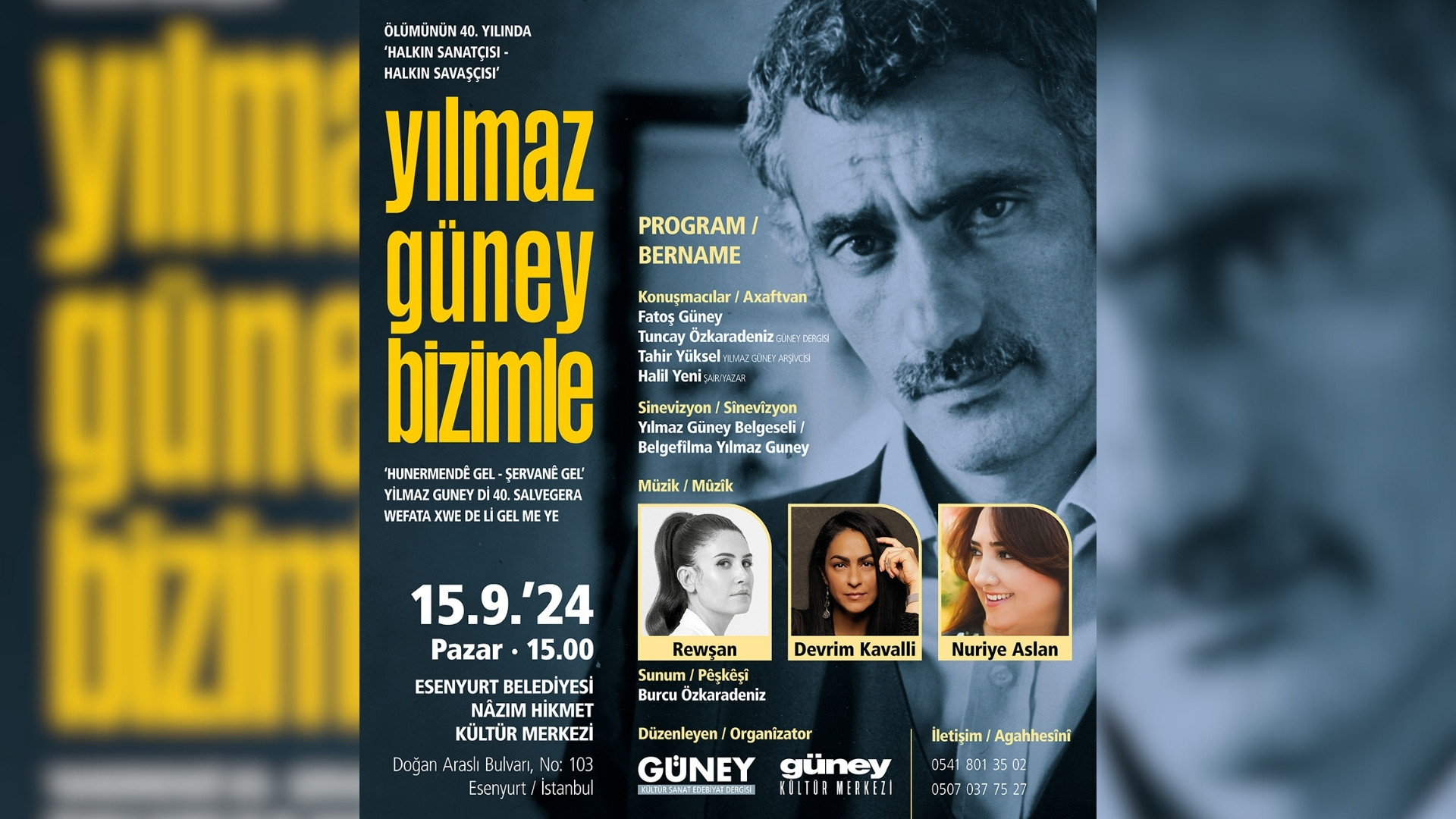 Yılmaz Güney anma etkinliği