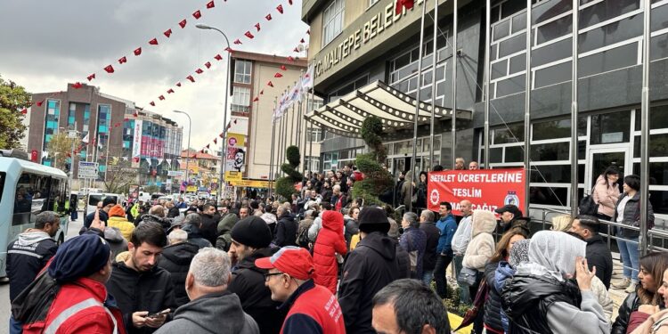 Maltepe Belediyesinde grev